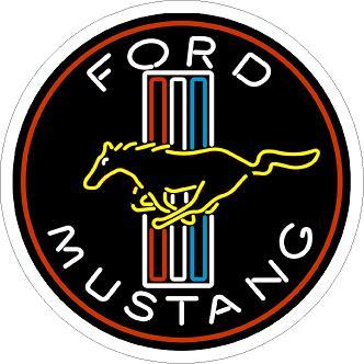 Ford Mustang Fluro Sticker – the sticker junction au